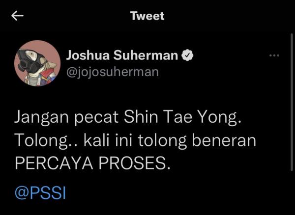 IMG 0325 Reaksi selebriti menonton pertandingan bola Indonesia melawan Thailand. (Foto: Twitter)