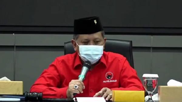 Hasto 10 Sept Youtube Pdip Sekjen DPP PDIP Hasto Kristiyanto berdiskusi bersama Ketua DPC PDIP Surabaya Adi Sutarijono dan Wali Kota Eri Cahyadi, Senin (27/9/2021). (istimewa).