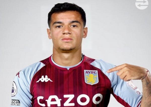 Pemain baru Aston Villa, Philippe Coutinho. (Foto: Twitter/@FabrizioRomano)
