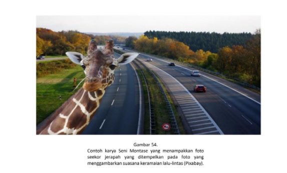 contoh karya seni montase