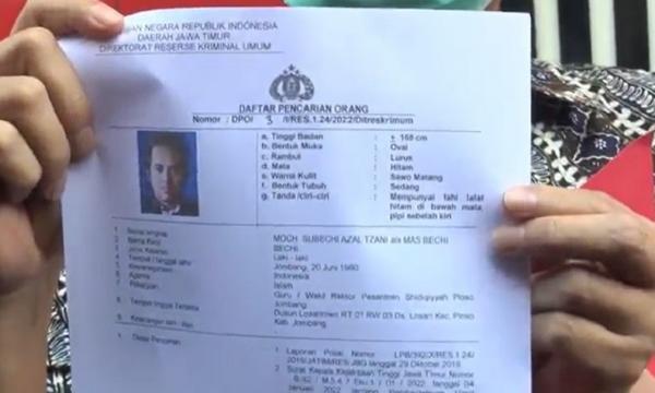 Dpo Anak Kiai2 DPO anak kiai di Jombang. (Foto: iNews/Hari Tambayong)