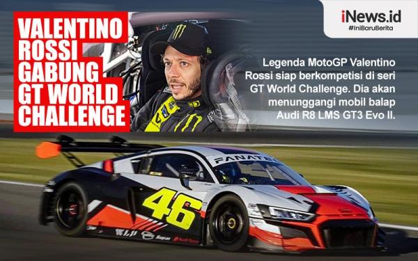 Mobil Rossi 1 Tim Mooney VR46 terpesona dengan keindahan Sirkuit Mandalika yang berada di Lombok Tengah, Nusa Tenggara Barat. (foto: Instagram/Vr46racingteam).