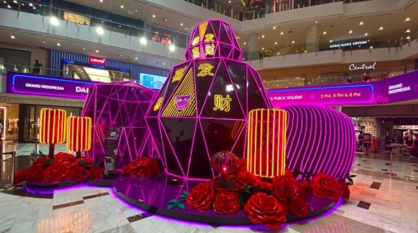 28 Imlek Spot foto Instagramable Imlek di mal. (foto: Istimewa)