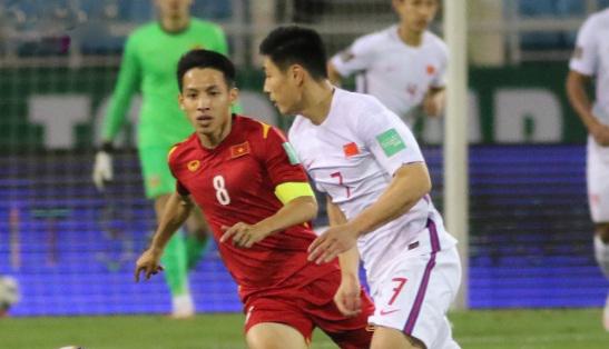 Timnas Vietnam bantai China 3-0 pada laga lanjutan Grup B Kualifikasi Piala Dunia 2022 Zona Asia di My Dinh Stadium, Selasa (1/2/2022) malam WIB (Foto: Twitter/afcasiancup)