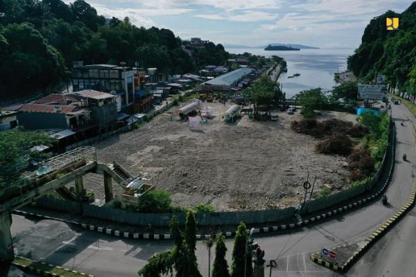 Lokasi Pasar Thumburuni di Fakfak Lokasi pembangunan kembali Pasar Thumburuni, di Kabupaten Fakfak, Papua Barat. (Foto: Istimewa)
