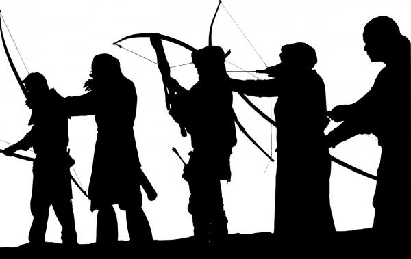 Pemanah Legendaris Pixabay Siluet para pemanah di zaman dulu (ilustrasi). (Foto: Pixabay)