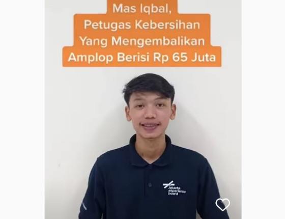 Iqbal Petugas Kebersihan