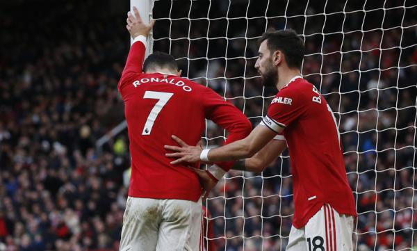 Ronaldo kembali bermain di Man United musim 2021/2022. (Foto: REUTERS/Craig Brough)