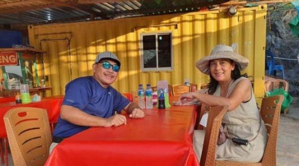 Potret mesra Lydia Kandou dengan kekasih barunya. (Foto: Instagram)