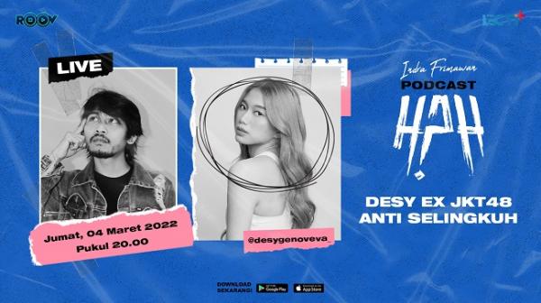 Banner Live HAH Podcast With Desy. (Foto: roovofficial)