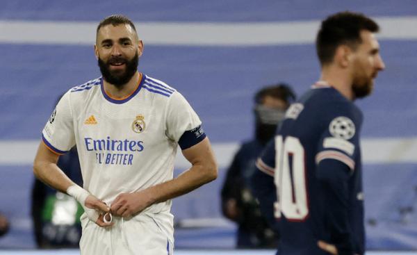 Fakta-fakta Paris Saint-Germain (PSG) dibantai Real Madrid pada leg kedua babak 16 Besar Liga Champions di Santiago Bernabeu, Kamis (10/3/2022) dini hari WIB. (Foto: REUTERS/Juan Medina)