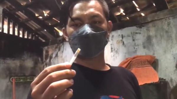 Sabu bekas pakai milik pelaku bernama Ican di Lampung Tengah (Roy Me Perleoli/MNC Portal Indonesia)