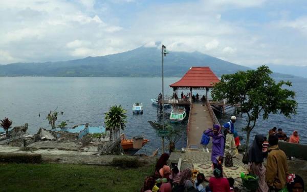 Danau Ranau Danau Ranau di OKU Selatan menjadi ikon peringatan Hari Air Sedunia 2022. (Foto: Ist)