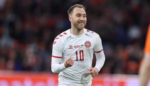 Christian Eriksen Bek monster Belanda Matthijs de Ligt merinding melihat comeback gelandang Denmark, Christian Eriksen. (Foto: Instagram/chriseriksen8)