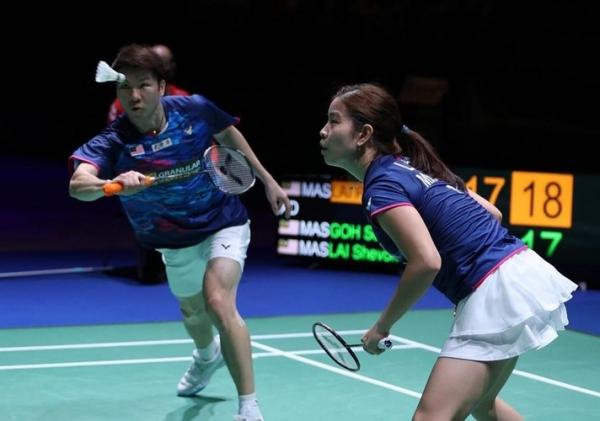 Goh Soon Huat/Lai Shevon Jernie Pebulu tangkis ganda campuran Malaysia, Goh Soon Huat/Lai Shevon Jernie. (Foto: Instagram/@yonexswissopen)