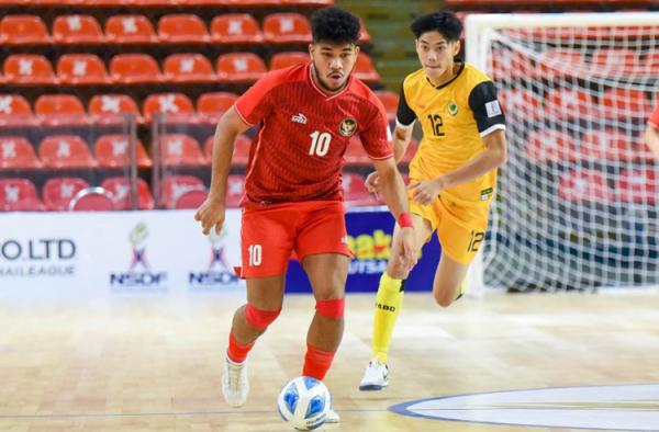 Timnas Futsal Indonesia Vs Brunei Timnas Indonesia menang 12-0 atas Brunei Darussalam pada penyisihan Grup A Piala AFF Futsal 2022. (Foto: Twitter/@timnasfutsalIDN)