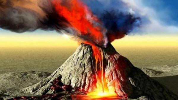 Letusan gunung toba Ilustrasi letusan gunung berapi. (Foto: Istimewa)