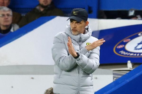 Pelatih Chelsea, Thomas Tuchel Pelatih Chelsea, Thomas Tuchel saat menemani timnya melawan Arsenal dalam laga Liga Inggris 2021/2022 di Stadion Stamford Bridge, London, Kamis (21/4/2022). (Foto: REUTERS/David Klein)
