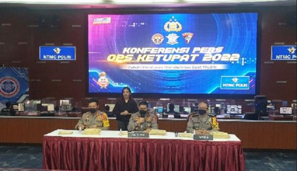 Ahmad Ramadhan Karo Penmas Divisi Humas Polri Brigjen Ahmad Ramadhan dalam jumpa pers di Gedung NTMC Korlantas Polri. (Foto MNC Portal).