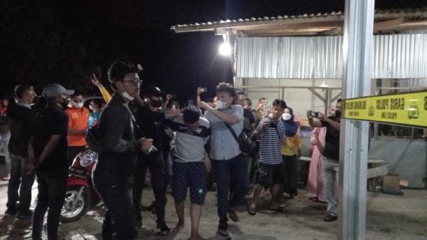 Pelaku pembacokan di Belitung Timur ditangkap setelah dua jam kabur (Suharli/MNC Portal)
