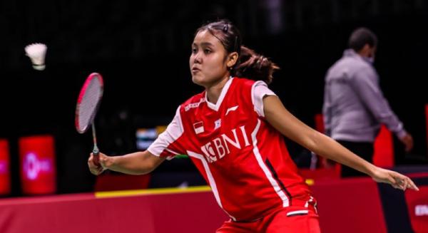 Bilqis Prasista Tunggal putri Indonesia, Bilqis Prasista bikin geger Bangkok, Thailand. Pebulu tangkis 18 tahun itu mengalahkan ranking satu dunia asal Jepang Akane Yamaguchi. (Foto: Badminton Photo)