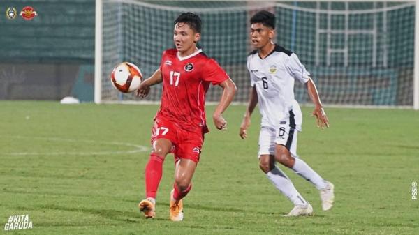 Playmaker Indonesia U-23, Syahrian Abimanyu Playmaker Indonesia U-23, Syahrian Abimanyu beraksi di SEA Games 2021. (Foto: Instagram/@pssi)