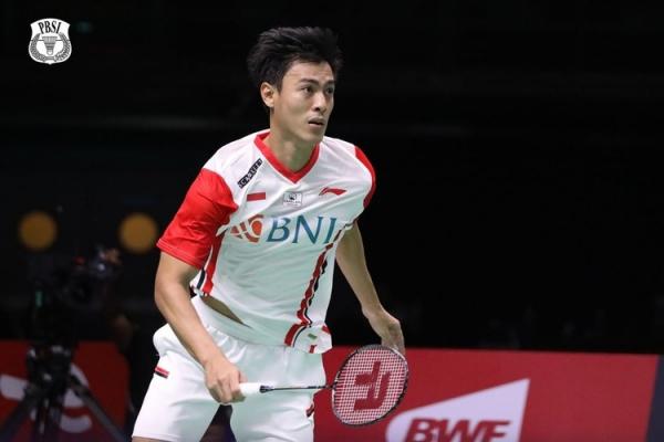 Pebulu tangkis tunggal putra Indonesia, Shesar Hiren Rhustavito. (Foto: Instagram/@badminton.ina)