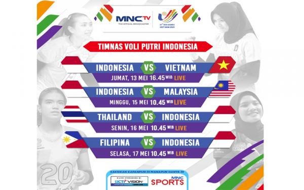 Voli Putri Indonesia Foto: MNC Media