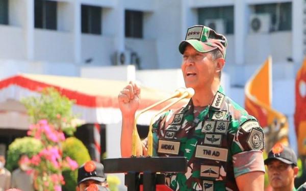 Andika Perkasa saat menjabat Panglima TNI. (Foto: Antara/Nur Imansyah)