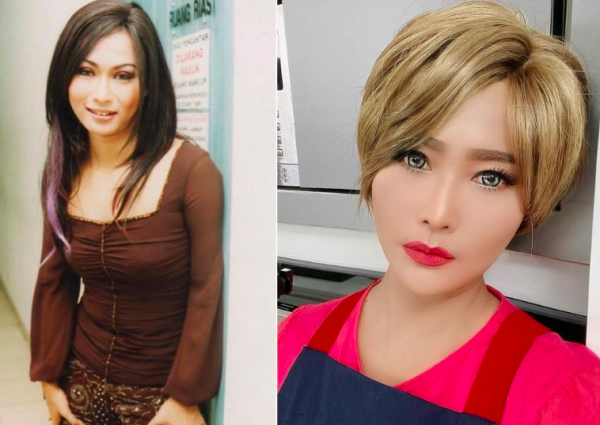 Artis Mengalami Perubahan Wajah Drastis. (Foto: istimewa)