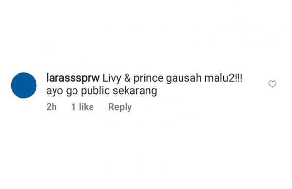Komentar netizen di Instagram Livy Renata Komentar netizen di Instagram Livy Renata. (Foto: Instagram/tangkapan layar)