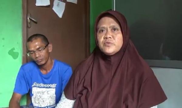 Ibu Korban Bullying Nuryana, orang tua anak berkebutuhan khusus korban bullying. (Foto: iNews/Nunung Purnomo)
