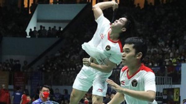 Leo Rolly/Daniel Marthin Ganda putra Indonesia Leo Rolly/Daniel Marthin ke final SEA Games 2021 nomor perorangan.