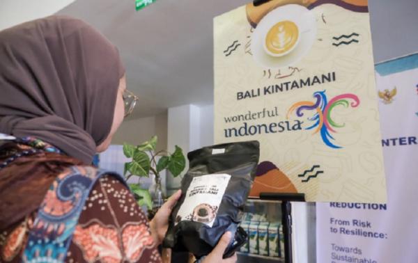 Kopi Kintamani Bali 2 Kopi Kintamani Bali di GPDRR 2022. (Foto: Ist)