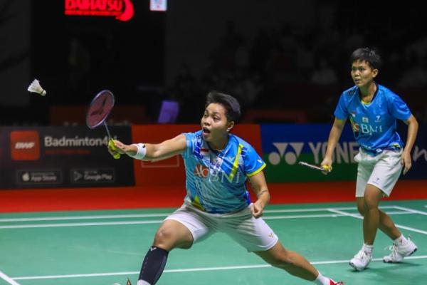 Pebulu tangkis ganda putri Indonesia, Apriyani Rahayu/Siti Fadia Silva Ramadhanti. (Foto: Instagram/@badminton.ina)