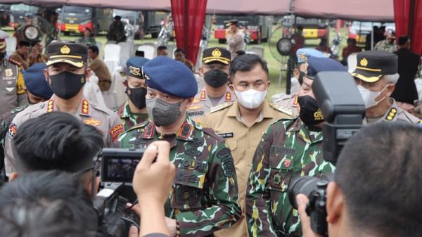 Kapolda Sumbar Irjen Teddy Minahas resmikan markas Batalyon C Pelopor Satbrimob di Dharmasraya (Rus Akbar/MNC Portal)