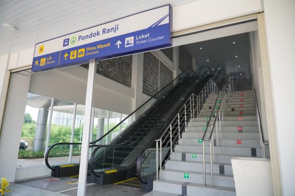 IMG 20220616 WA0024 Stasiun Pondok Ranji, Tanggerang Selatan kini memiliki wajah baru. (Foto : Ist)