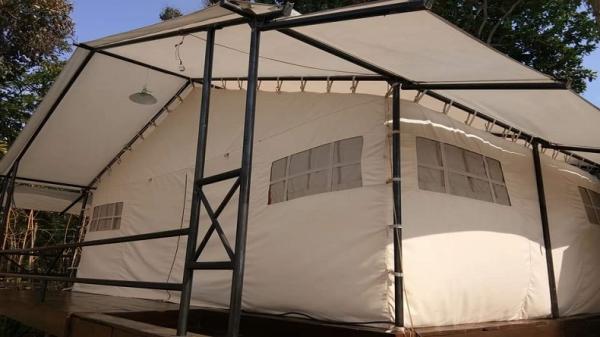 MELOH CAFE AND TENT Tenda di Meloh Cafe and Tent di Jalan Pasirhalang, Cisarua, KBB. (FOTO: ISTIMEWA/INSTAGRAM @meloh_cnt)
