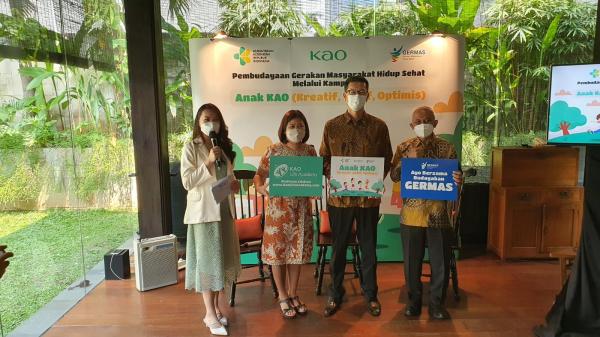 IMG 20220726 WA0013 Kementerian Kesehatan kerja sama dengan Kao Indonesia untuk mendukung gerakan hidup sehat. (Foto: istimwwa)
