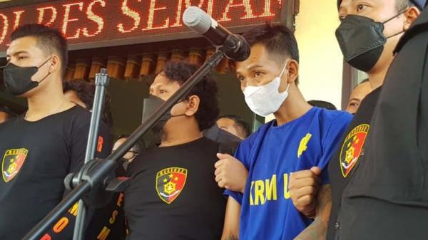 Pelaku mutilasi IS (32) pelaku pembunuhan disertai mutilasi di Ungaran, Kabupaten Semarang, Jawa Tengah (Antara)