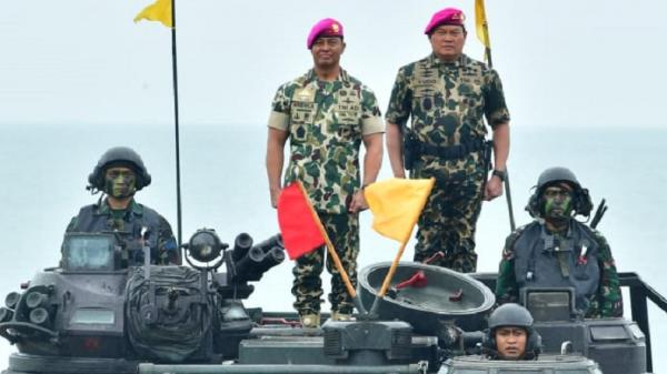 Jenderal Andika Perkasa dan Laksamana Yudo Margono (dok. TNI) Jenderal Andika Perkasa dan Laksamana Yudo Margono (dok. TNI)