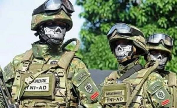 pasukan tengkorak yonif para raider Batalyon Raider. (Foto: Istimewa)