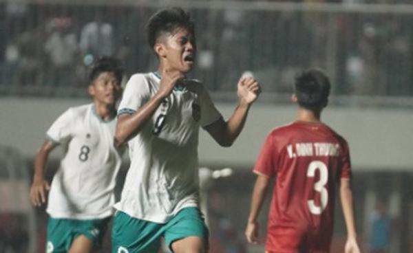 Indonesia Vs Vietnam 1 Timnas Indonesia melawan Vietnam pada final Piala AFF U-16 2022 di Stadion Maguwoharjo, Jumat (12/8/2022) malam. (Foto: PSSI)