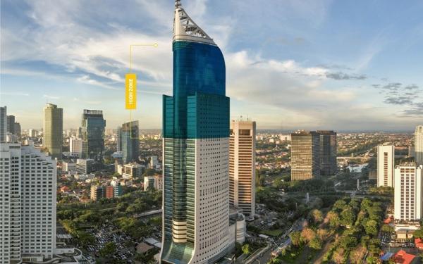 Gedung Tertinggi Di Indonesia Wisma BNI 46 Wisma 46 di Jakarta Pusat. (www.wisma46.com)