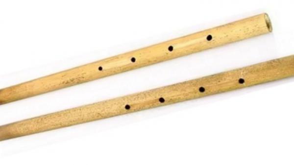 Bansi Alat musik tradisional Sulawesi Utara Bansi. (Foto; Kearifan lokal)