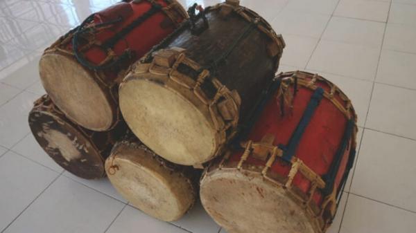 Gimba Alat musik tradisional Sulawesi Utara Gimba. (Foto: budaya-indonesia.org)