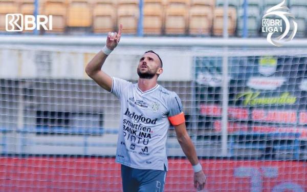 Spasojevic Bali United Persib Striker Bali United, Ilija Spasojevic. (Foto: Instagram/@liga1match)