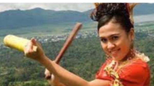 Tetengkoren Alat musik tradisional Sulawesi Utara Tetengkoren. (Foto: kearifanlokal)