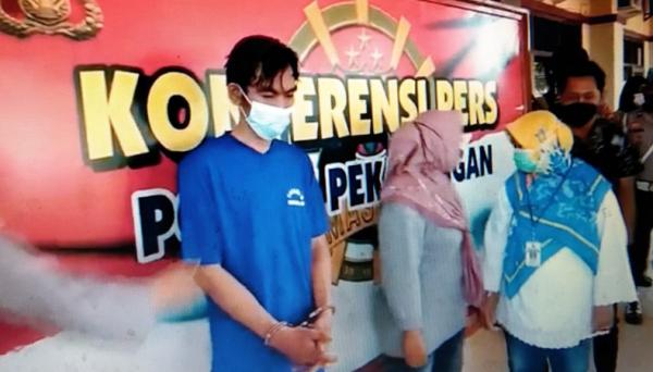 tersangka dukun gadungan Afrizal, pelaku bermodus dukun cabul. (Foto: iNews/Suryono Sukarno)