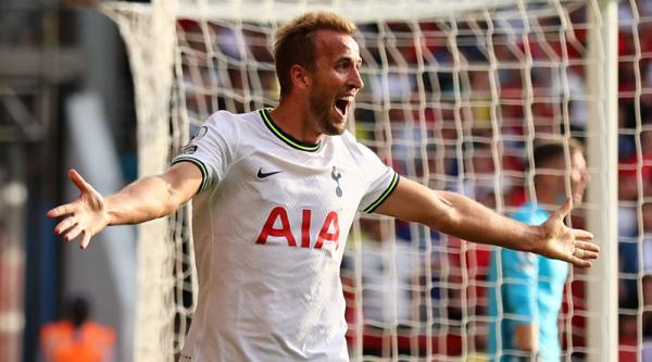 Harry Kane Tottenham Hotspur menang 2-0 atas Nottingham Forest pada pekan keempat Liga Inggris 2022/2023 di Stadion City Ground, Senin (29/8/2022) dini hari WIB. (Foto: REUTERS/David Klein)